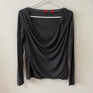ESPRIT DARK GREY LONG SLEEVE SHIRT